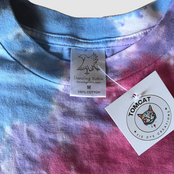 Tomcat Tie Dye Creations Men's Galaxy Design T-Shirt Multi Color, NWT-Size M - Picture 2 of 6